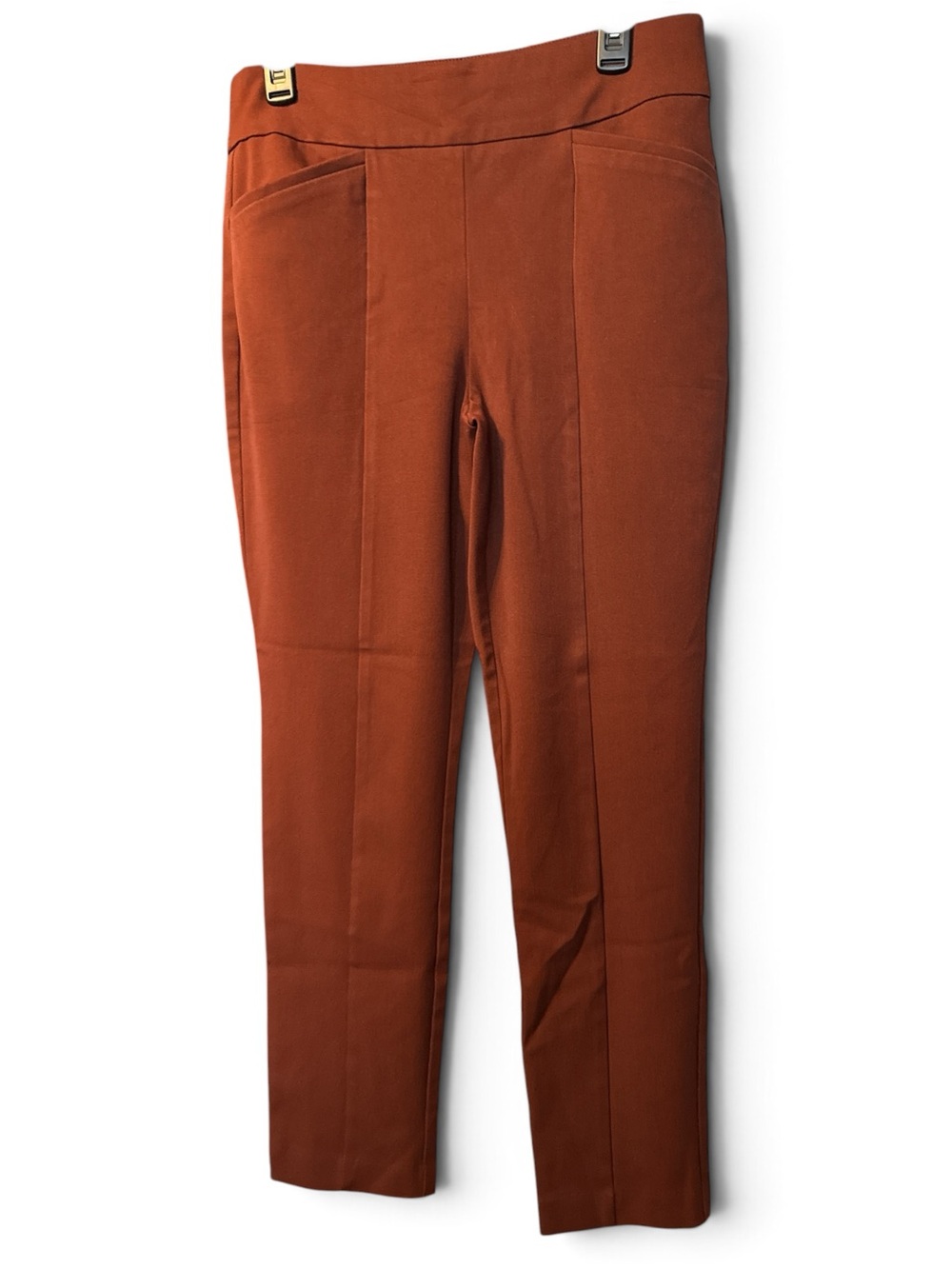 Chico’s So Slimming Rust Orange Ankle Pants Size 1 Regular